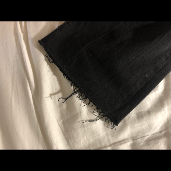 NWoT high waisted frayed jeans - Picture 5 of 5